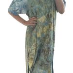 Painted Threads Painted Oyster Handmade Tiedye Hi Low MIDI Dress Photo 0