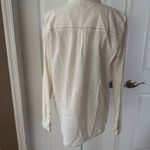 Anthropologie Anthro Maeve Contrast-Stitch Linen Buttondown Shirt. Size L. MSRP $108 Photo 8