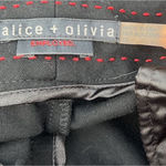 Alice + Olivia Alice Olivia Trousers Pants Women’s 12 Black Straight Leg Classic Career Office Photo 3