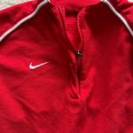 Nike Red Dri-Fit fleece Pullover Photo 1