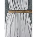 Hybrid Women Romper Jumpsuit Medium High Waist Wide‎ Leg Formal Elegant Ruffle Stretch Photo 5