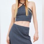ZARA | Jacquard Knit Halter Crop Tank Top NWT Size M/L Photo 0