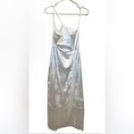 NWT Lulus Fun Affair White Floral Embroidered Tassel Midi Wrap Dress Size XS Photo 3