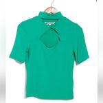 Walter Baker  Shelby Keyhole Cutout Top size Small in Green Parakeet $148 Photo 7