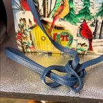 Anuschka  Multicolor Hand-Painted Cardinal Crossbody Bag Photo 10