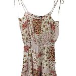 ZARA New Patchwork Floral Print Playsuit Romper Size Medium Photo 1