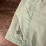 Lululemon  Run Pace Skirt Wagon Stripe Fresh Teal/White size 10 tennis run skort Photo 3