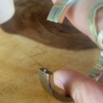 James Avery VINTAGE SERPENTINE HAMMERED ADJUSTABLE RING with unbranded bracelet bundle Photo 6