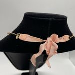 J.Crew  Crystal Long Necklace in Gold Tone Chain Photo 2