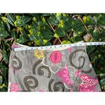 Vintage Gray Pink Floral Mini Dress Size Medium Photo 3