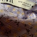 ZARA  lilac ditsy floral spaghetti straps slip dress medium Photo 4