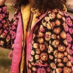 Free People Movement Rocky Ridge Jacket in Pink Daisy Floral NWT Photo 0