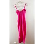 Juniper Blu Sleeveless Ruched Side Bodycon Midi Dress Hot Pink XS Photo 8