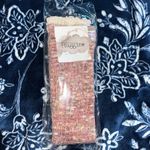 NWT! Three Bird Nest Ruggine Soul Mates Ribbed Knit Socks Pink Photo 2