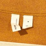 Anthropologie Moth Medium Mustard One Button Half Sleeve Jacket Blazer Coat Photo 2