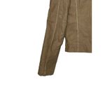 Diesel  Women Jacket Moto Racer Biker Full Zipper‎ Pocket Snap Collar Tan Large Photo 2