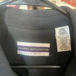 Amanda Smith  Petite Black Jacket Size 8P - 100% Wool Photo 1