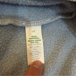 Aerie  Getaway Quarter Snap Sweatshirt Oversized American Eagle Large Denim Blue Photo 7