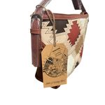 NWT! Catchfly Studio Aztec Crossbody Bucket Bag Southwestern Style Purse Brown Photo 2
