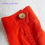 CAbi  Taylor Utility Ruffle Back Red style Button Down Jacket, size‎ M Photo 12