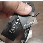 Tavik Swimwear NWT Size XS Black White Stripe Daydreamer Reversible Bikini Top Photo 4