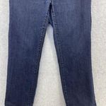 Loft Ann Taylor Women's Blue Denim Jeans Dark Wash Curvy Crop Size 4 Photo 11