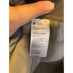 FIGS Women's  Gray 3X Ankle & Cropped Pants with Teal Drawstring Photo 11