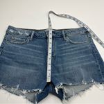 Paige Vera Shorts Beacon Distressed Women’s Size 29 Blue Denim Cutoff Jean Short Photo 5