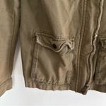 Free People Cotton Distressed Cargo Military Utility Jacket XS Photo 4
