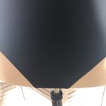 Aerie One Piece Swimsuit Strapless Bandeau Front Cut-Out Clasp Back Black sz XL Photo 9