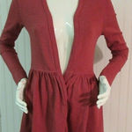 Anthropologie knit jacket top reddish color Small Photo 0