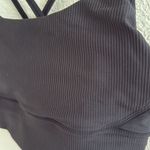 The Iwa Athletic Company The Kahakaha Sports Bra Ribbed Black Medium Photo 1