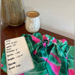 Buddy Love Green and Pink Tropical Romper Photo 7