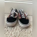 Vans  Sneakers Checkered Animal Print Floral Roses Low Top Shoes Womens Size 7 Photo 1