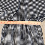 ALBION FIT Albion Gingham Check Crop Jumpsuit Black White Sz‎ S Photo 8