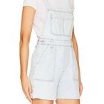 We Wore What NWT  Denim Slit Short Overalls XS Photo 10