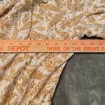 #308 FATE FLoral Cream and Marigold Mini Dress Gold Size XL Photo 7