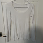 Amazon  Top White Long Sleeve Photo 0