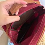 Vintage Dark Red Burgundy Doraemon Convertible Backpack Messenger Crossbody Bag Photo 7