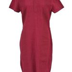 Magenta sweater dress with gold details L Pink Size L Photo 0