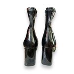 Steve Madden Womens Nia Black Sleek Heeled Patent Boots sz 7.5 Edgy Chic Evening Photo 3