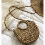 SheIn Woven Straw Crossbody Summer Bag - NWOT Photo 8