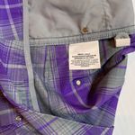 Nike  Golf Women’s 10 Purple Plaid Dri-Fit Bermuda Shorts Stretch Photo 7