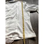 Vintage 90s Satin Beaded Pearl Lace Silk White Going Out Top 14 Old Money Luxury Photo 7