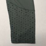 Gaiam Olive Green Cropped Cutout Leggings Photo 1