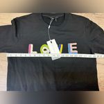 Endless Rose  black sweatshirt with ‘love’ beaded on front size m NWT Photo 2
