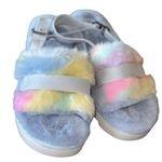 Koolaburra by Ugg NWT  Adj Slide Sandal Fuzz'd Out Pastel Photo 1