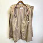 Banana Republic Double Breasted Belted Trench Coat Khaki Size LP Photo 10