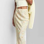 Wild Fable  Yellow Floral Maxi Skirt Photo 0