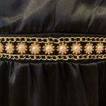 Francescas Amelia Pearl Embellished Baby Doll Formal Dress SZ Medium Black Photo 3